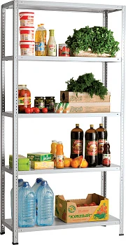 Стеллаж металлический Практик MS 185/70х30/4м Стеллаж металлический Практик MS 185/70х30/4м